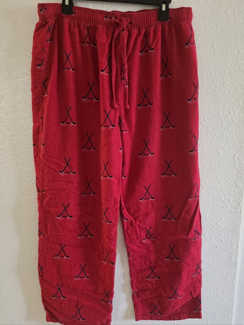 Nautica Sleepwear lounge pants hockey Sz XL 100% cotton very soft
